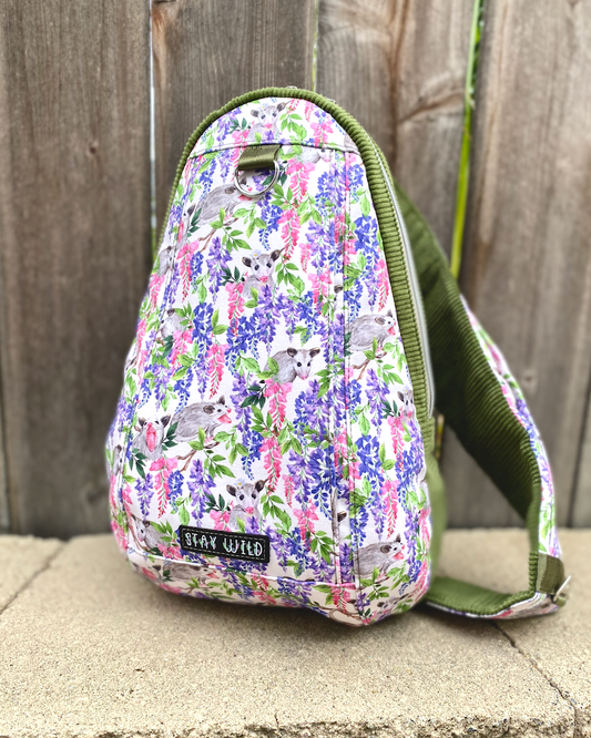Im-possum-bly Cute Daypack with Strap Phone Pocket