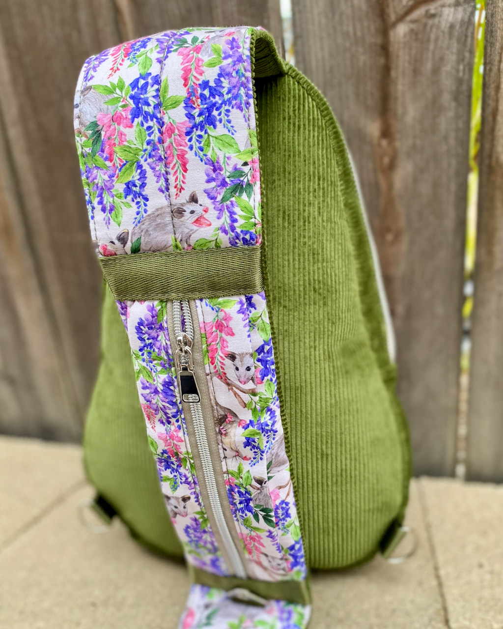 Im-possum-bly Cute Daypack with Strap Phone Pocket