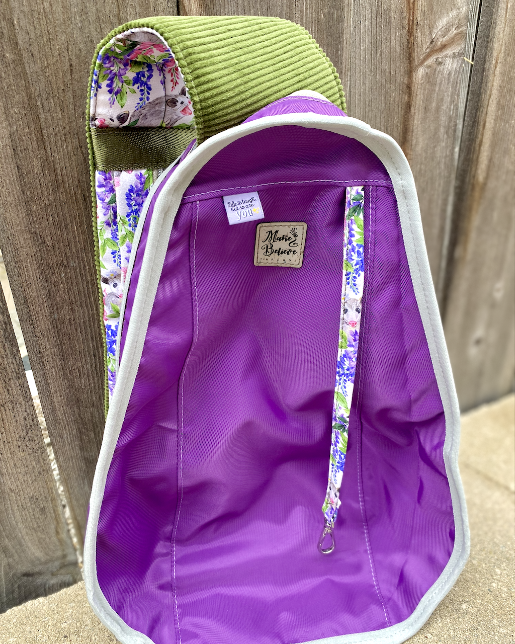 Im-possum-bly Cute Daypack with Strap Phone Pocket