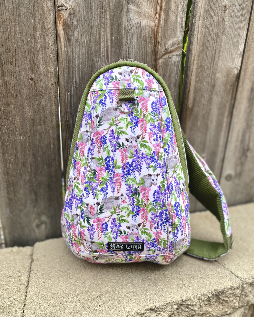 Im-possum-bly Cute Daypack with Strap Phone Pocket