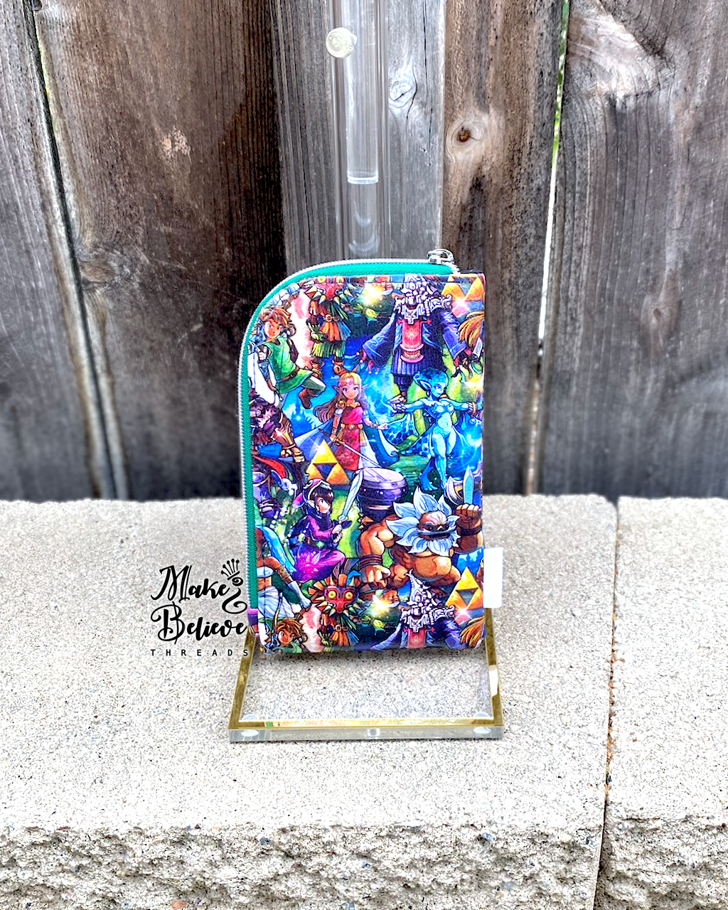Link-Link Padded Zipper Pouch