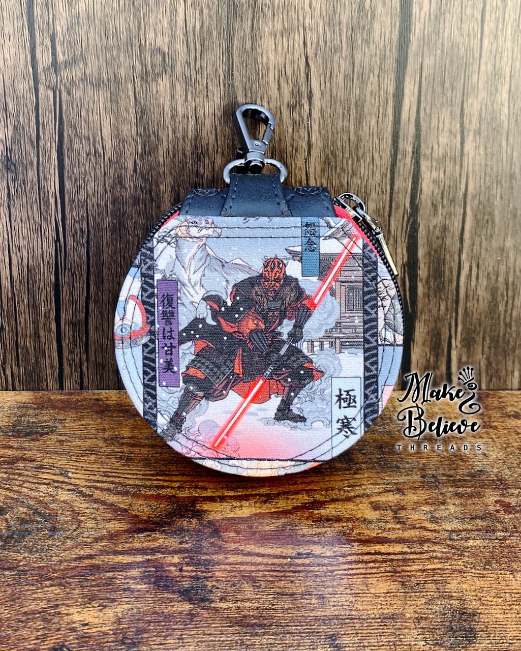 Lords of the Crimson Blade Circle Pouch with Clip