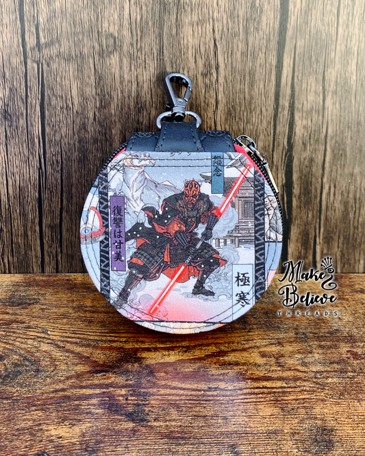 Lords of the Crimson Blade Circle Pouch with Clip