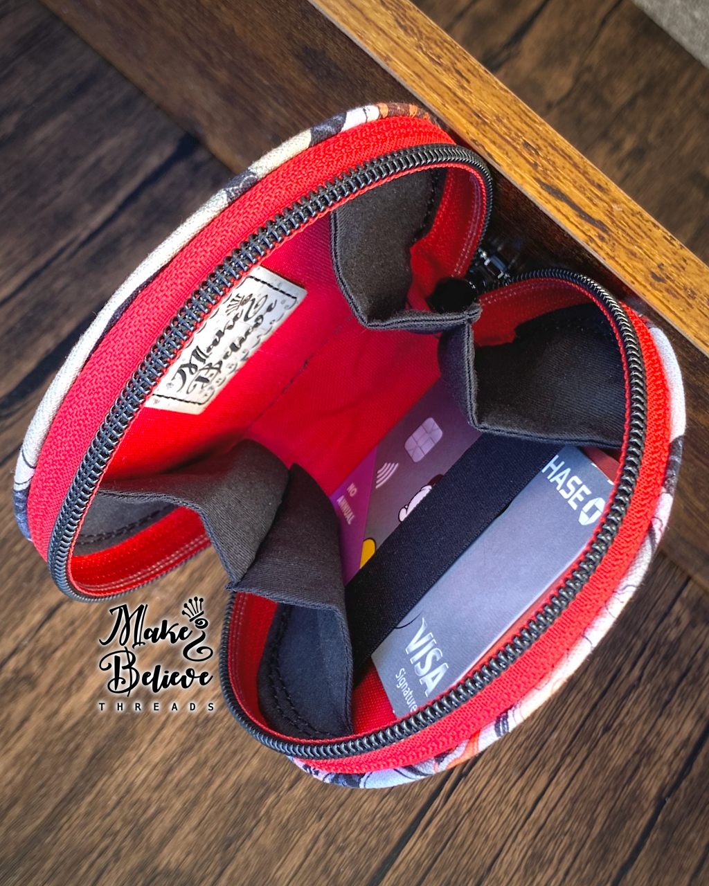 Lords of the Crimson Blade Circle Pouch with Clip