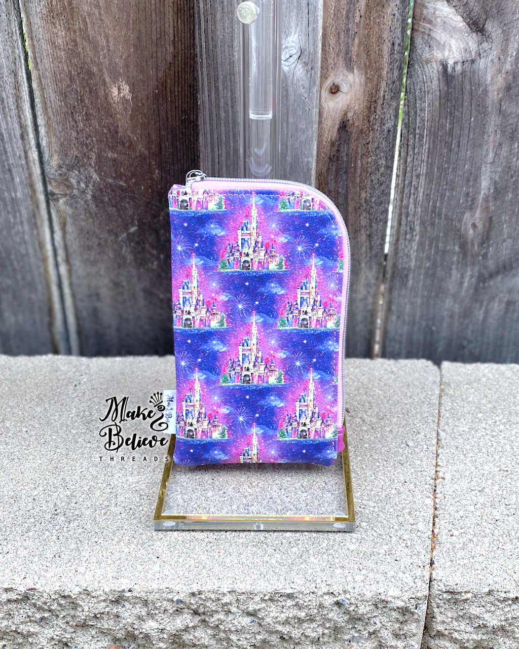 Magic Castle Padded Zipper Pouch