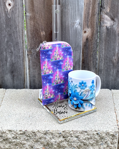 Magic Castle Padded Zipper Pouch