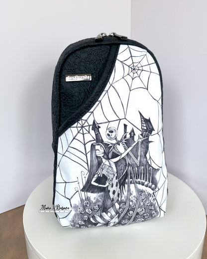 Monochromatic Nightmare Dance Midsize Sling Bag