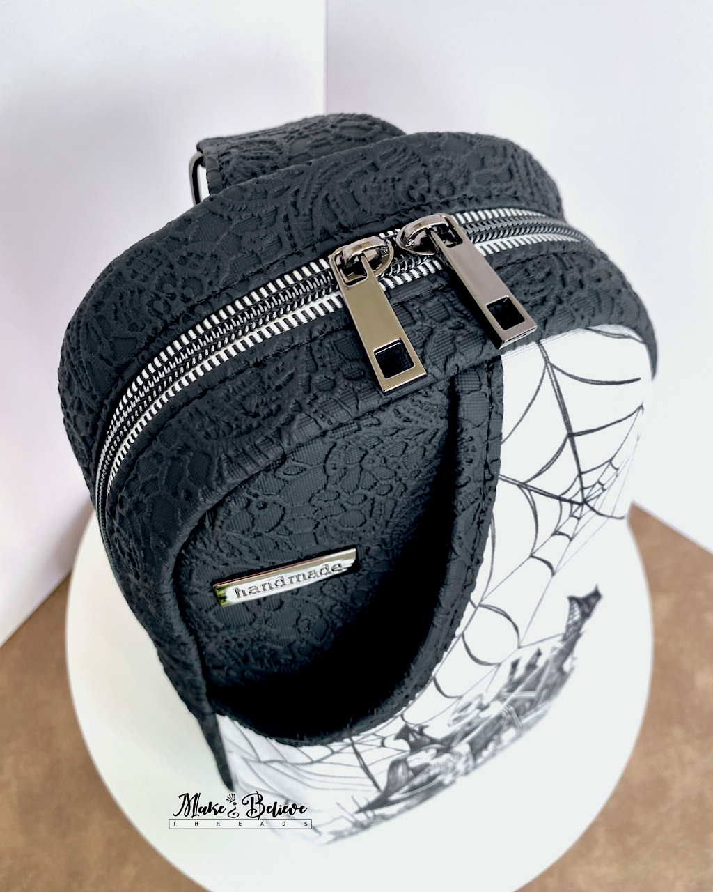 Monochromatic Nightmare Dance Midsize Sling Bag