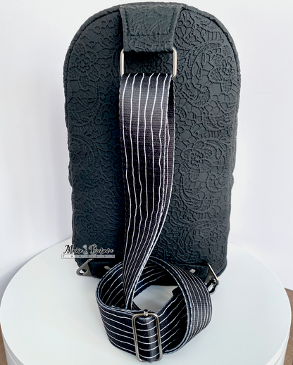 Monochromatic Nightmare Dance Midsize Sling Bag