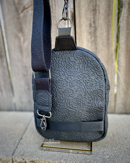 Monochrome Jack Lace-Textured Small Sling
