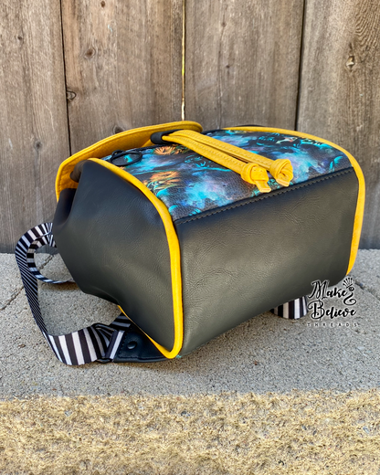 Otherworld Girl Mini Bucket Backpack with Flap