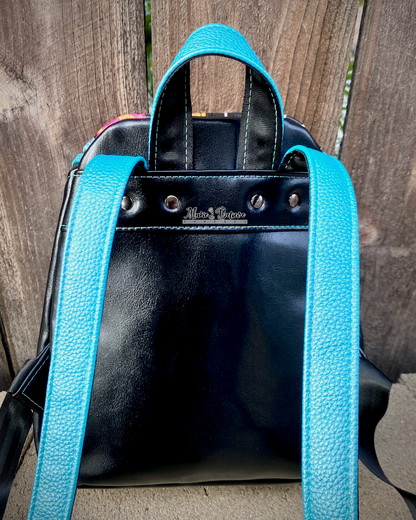 Patchwork NBC Lovers Small Backpack Purse