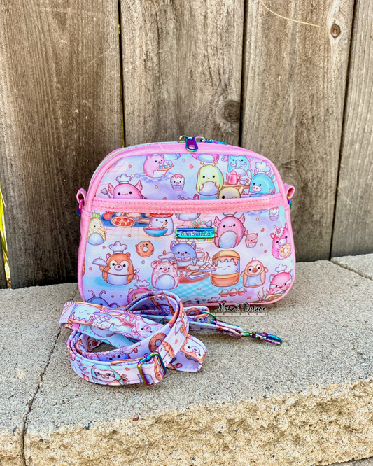 Pink Squishimals Bitty Bowler Bag