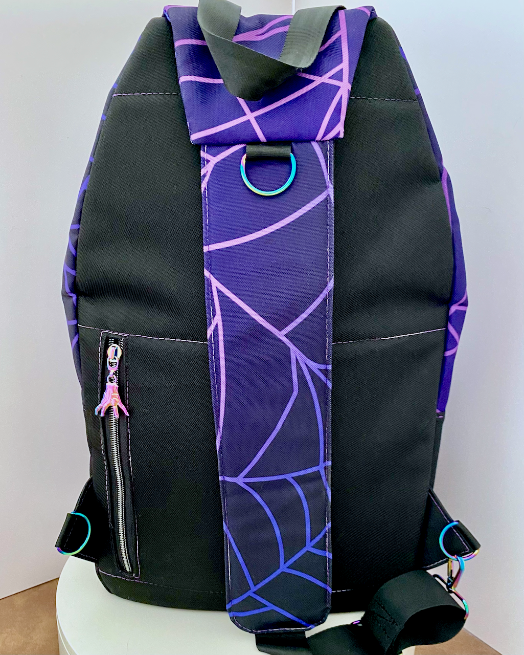 Purple Snap Twice Extra Large Sling Bag