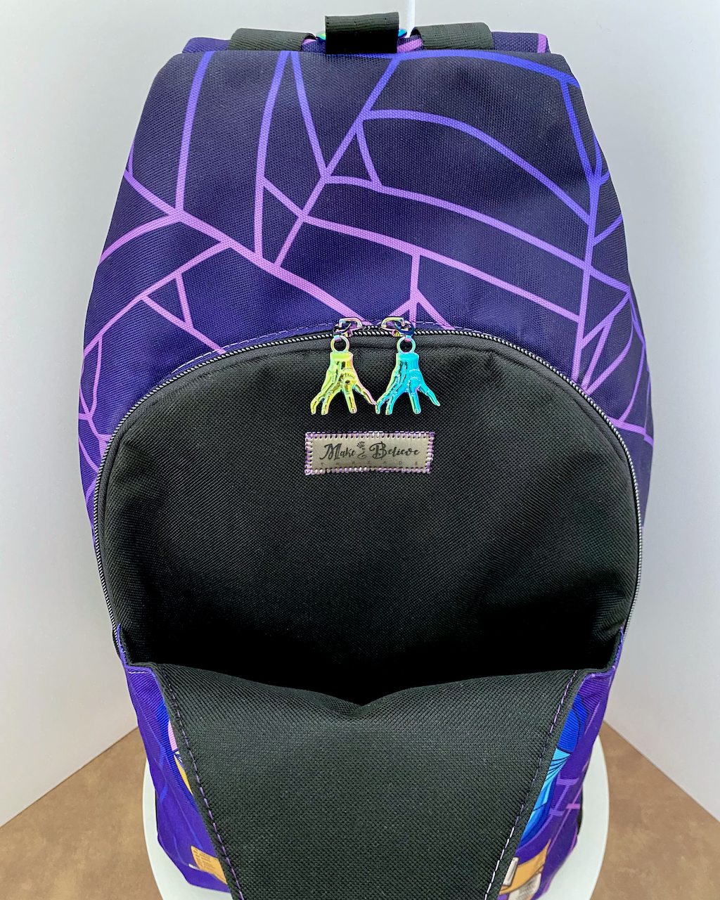 Purple Snap Twice Extra Large Sling Bag
