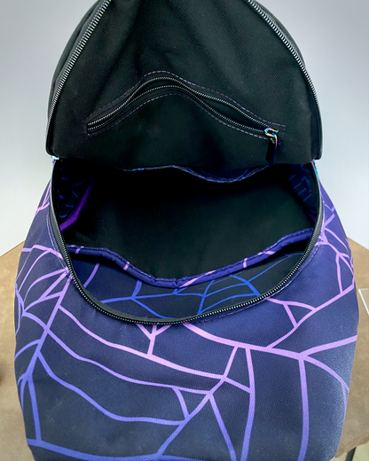 Purple Snap Twice Extra Large Sling Bag