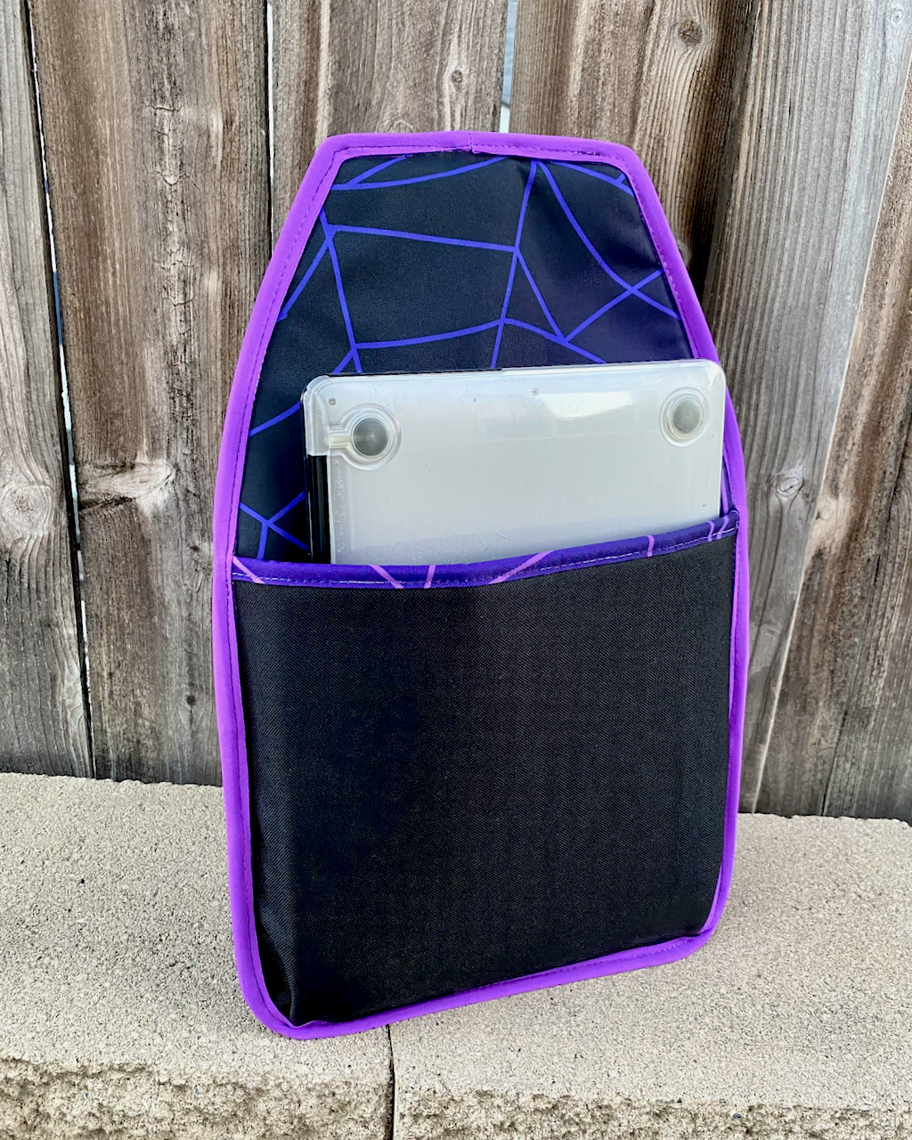 Purple Snap Twice Extra Large Sling Bag