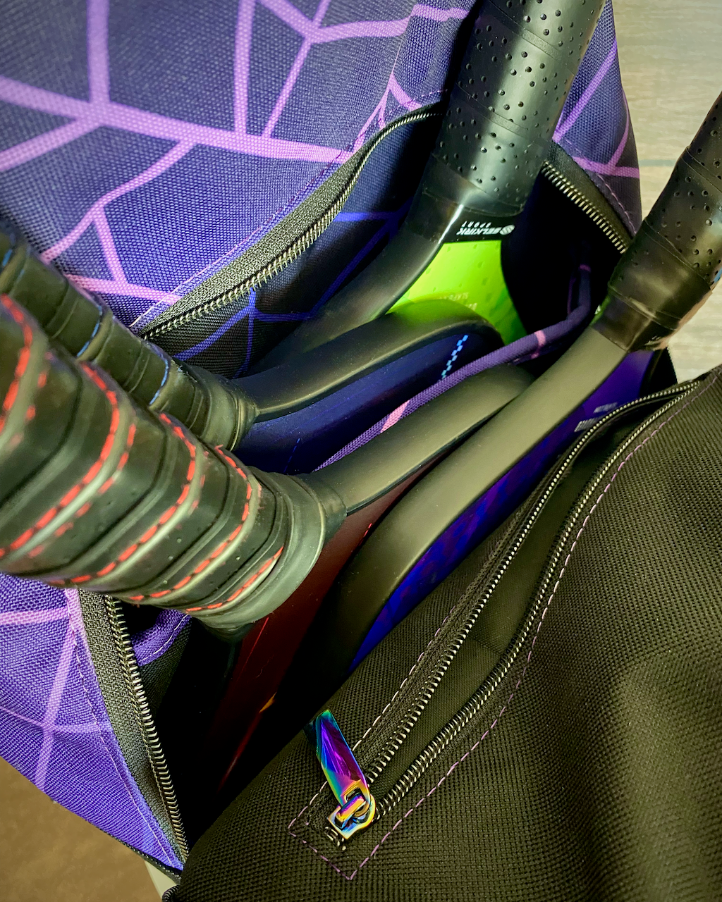 Purple Snap Twice Extra Large Sling Bag