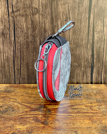 Red Riding Hood Circle Pouch with Clip
