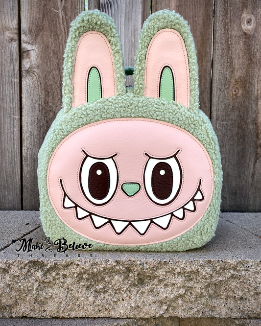 Sage Glow-in-the-Dark Little Monster Bowler Bag