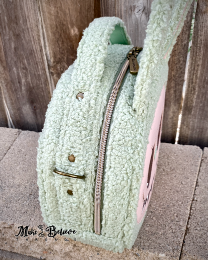 Sage Glow-in-the-Dark Little Monster Bowler Bag