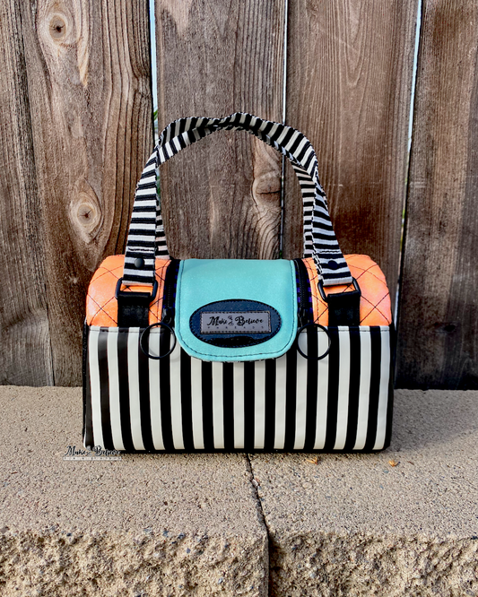 Striped Glow-In-The-Dark Hallowed Handbag