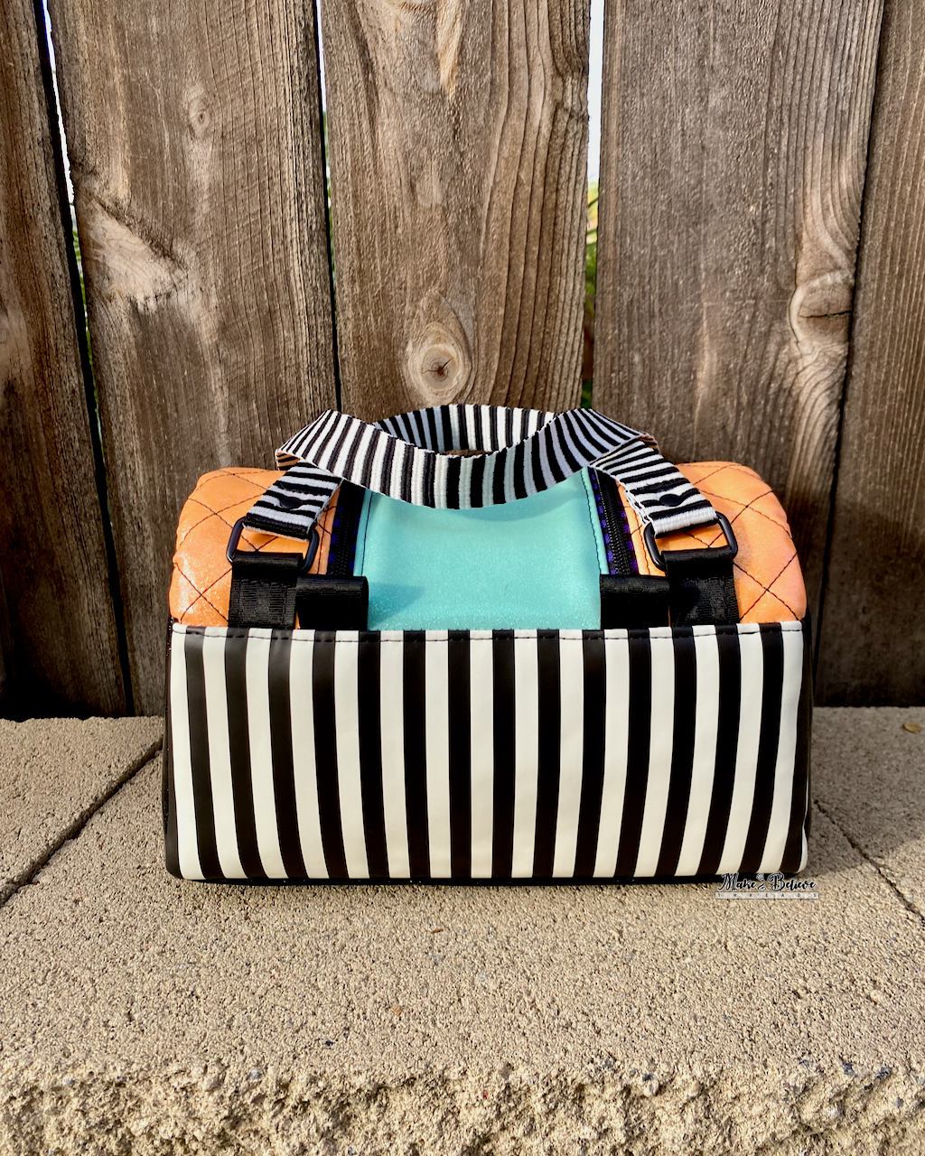 Striped Glow-In-The-Dark Hallowed Handbag
