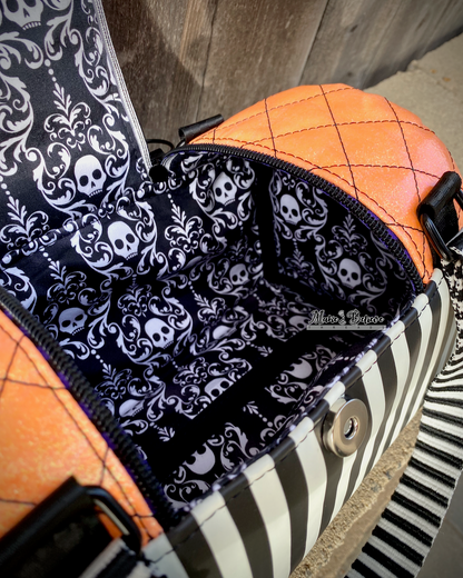 Striped Glow-In-The-Dark Hallowed Handbag