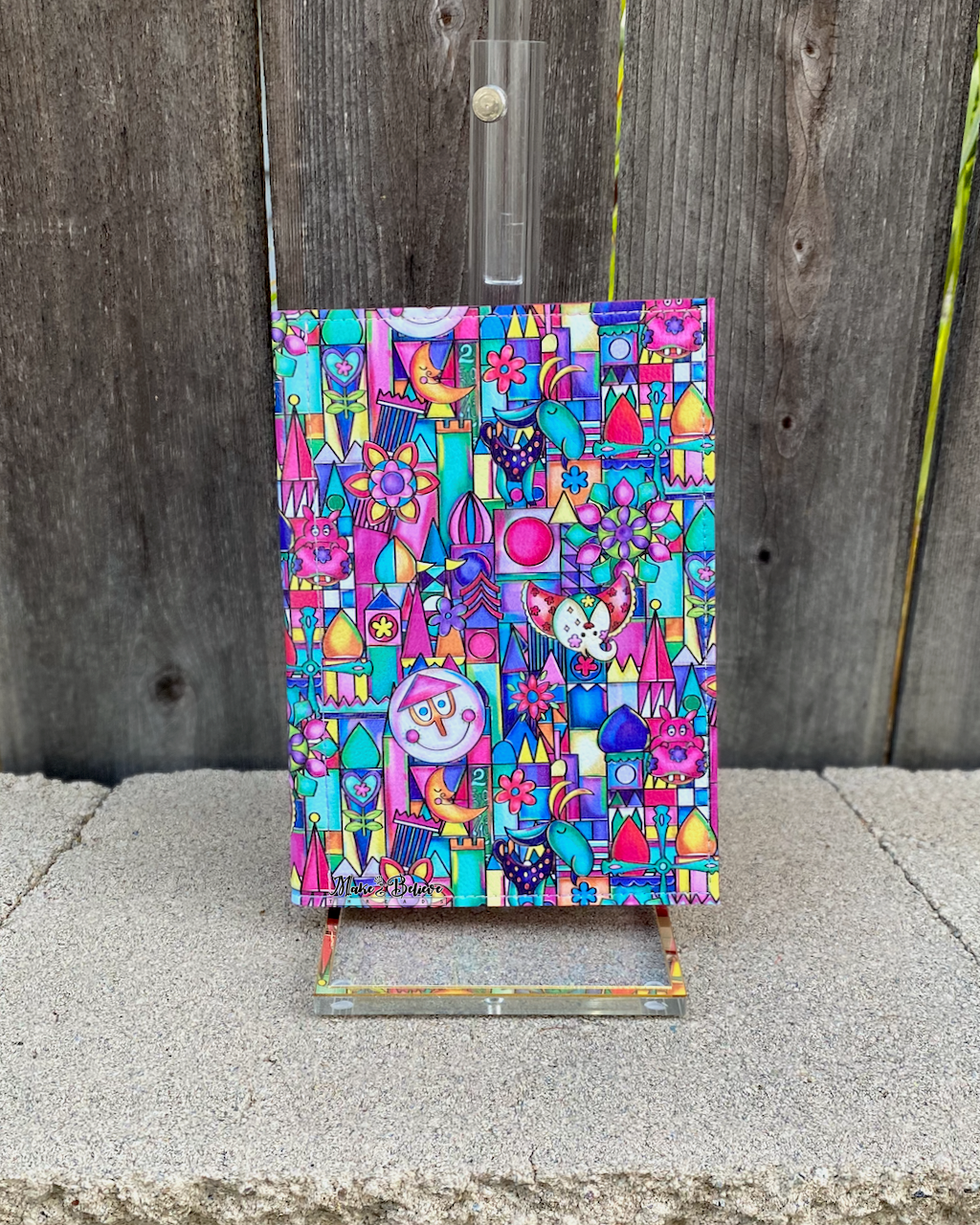 Tiny World Pink Notepad Cover