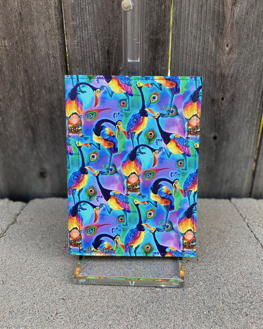 Adventure Bird Blue Notepad Cover