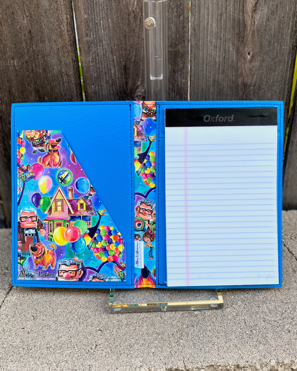 Adventure Bird Blue Notepad Cover