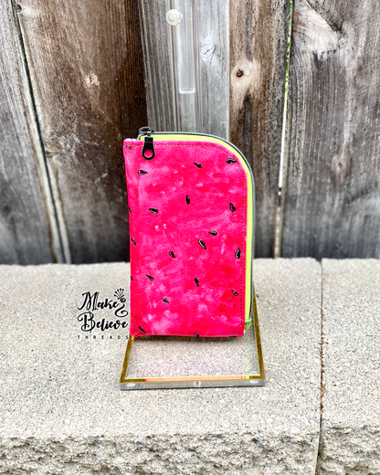 Watermelon Padded Zipper Pouch