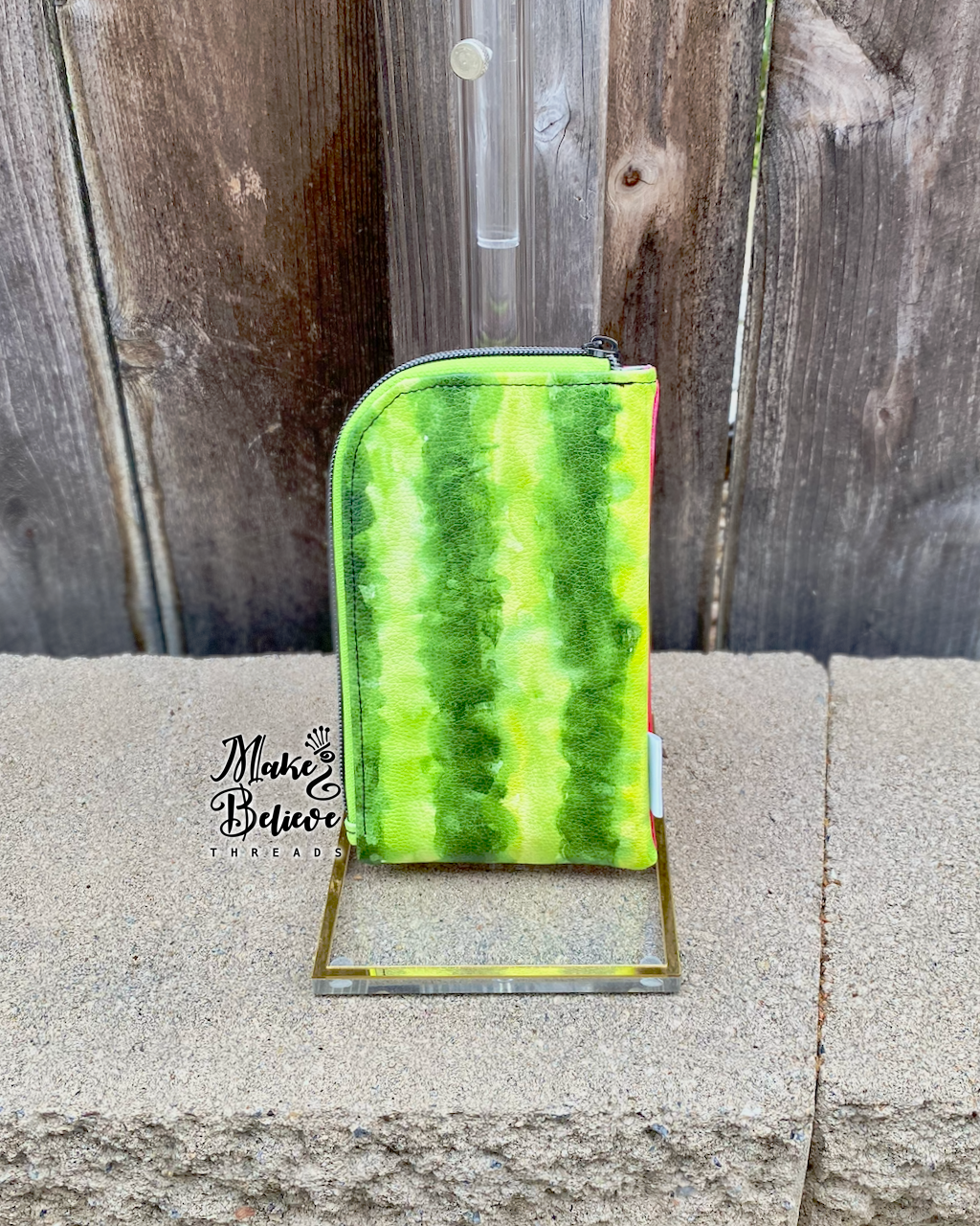 Watermelon Padded Zipper Pouch