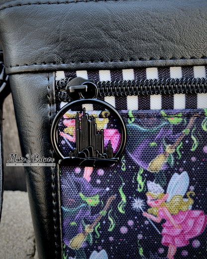 Wicked Cuties Black Pouch with Wristlet Strap