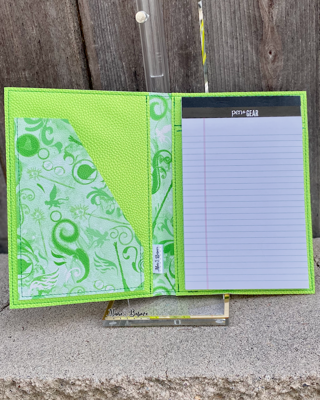 Wicked Emerald Notepad Cover