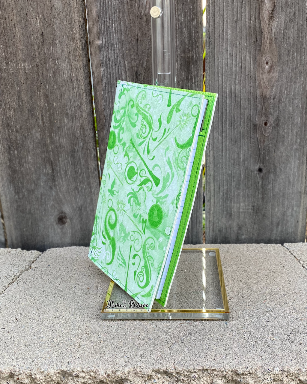 Wicked Emerald Notepad Cover